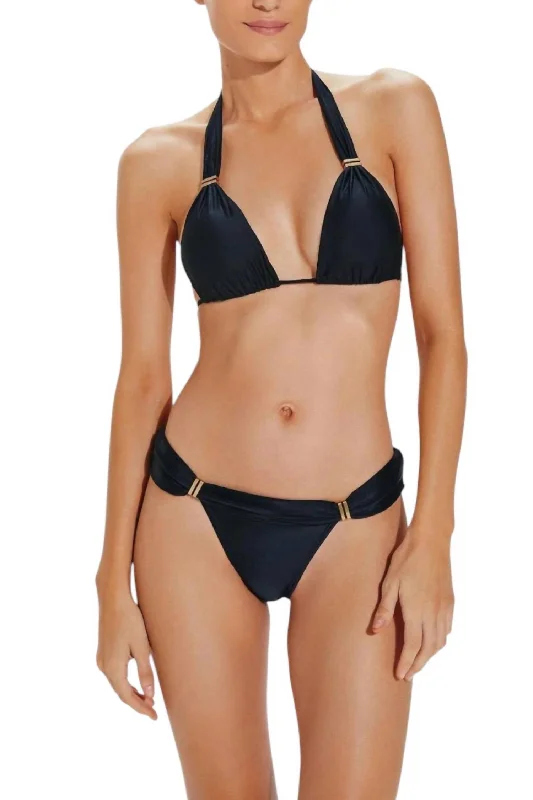 Bia Tube Full Coverage Bikini Bottom In Black