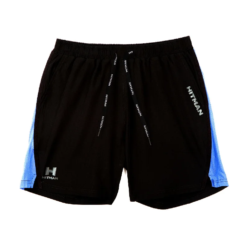 Black/Blue Classic Gym Shorts