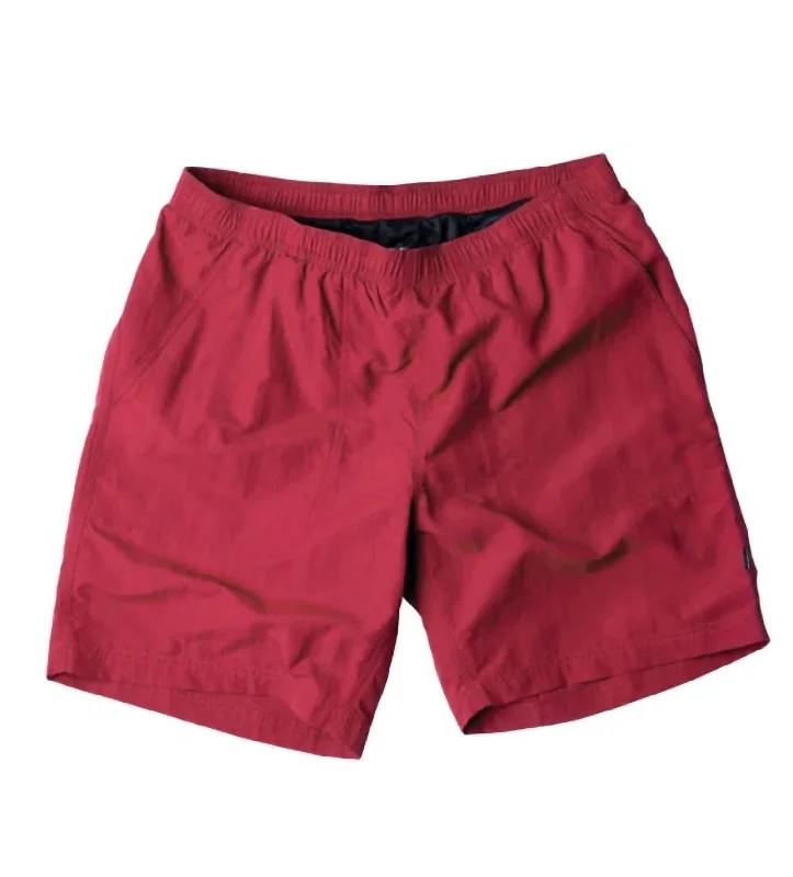 Men's River Short In Rhubarb