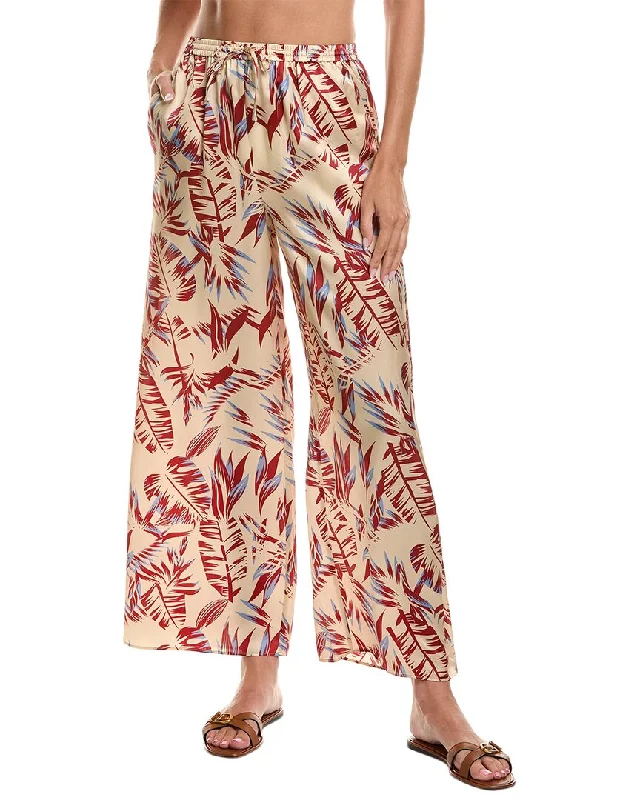 Onia Silk Wide Leg Pant