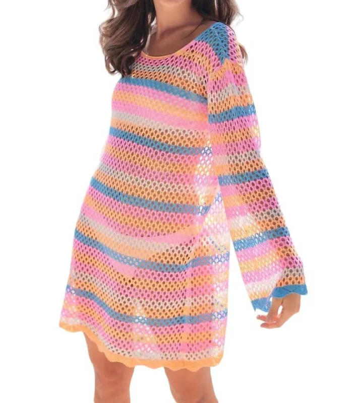 Miami Striped Cover-Up In Multi