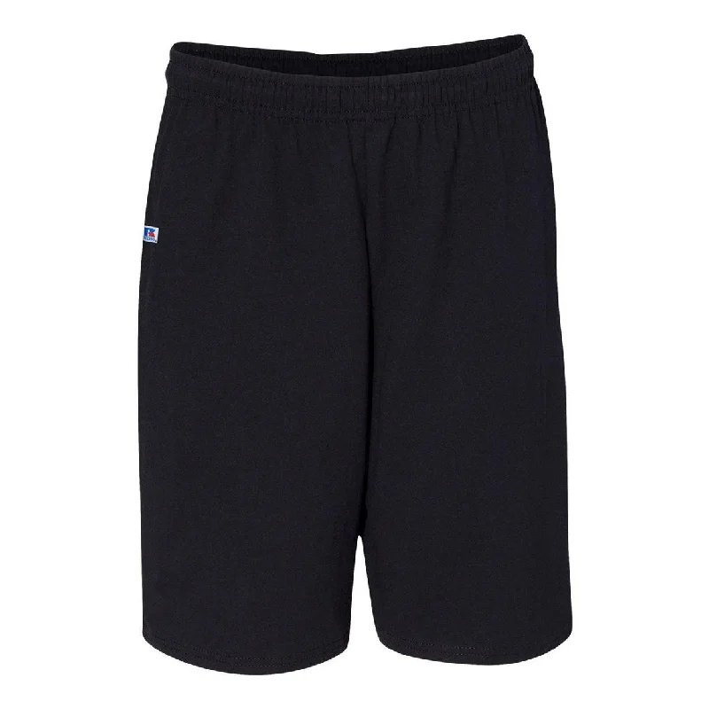 Russell Athletic Essential Jersey Cotton Shorts with Pockets