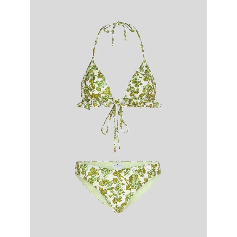 TRIANGLE BIKINI WITH RUCHES