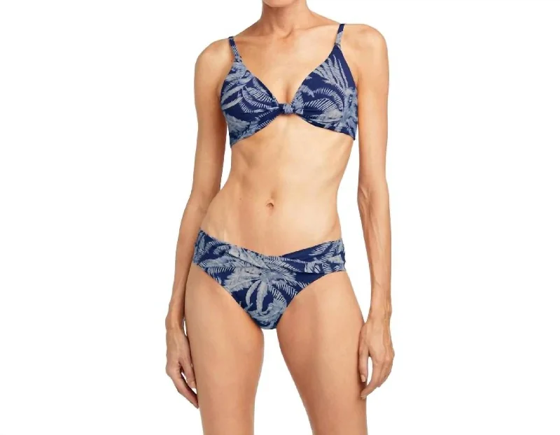 Chandy Twist Bikini Bottom In Ink