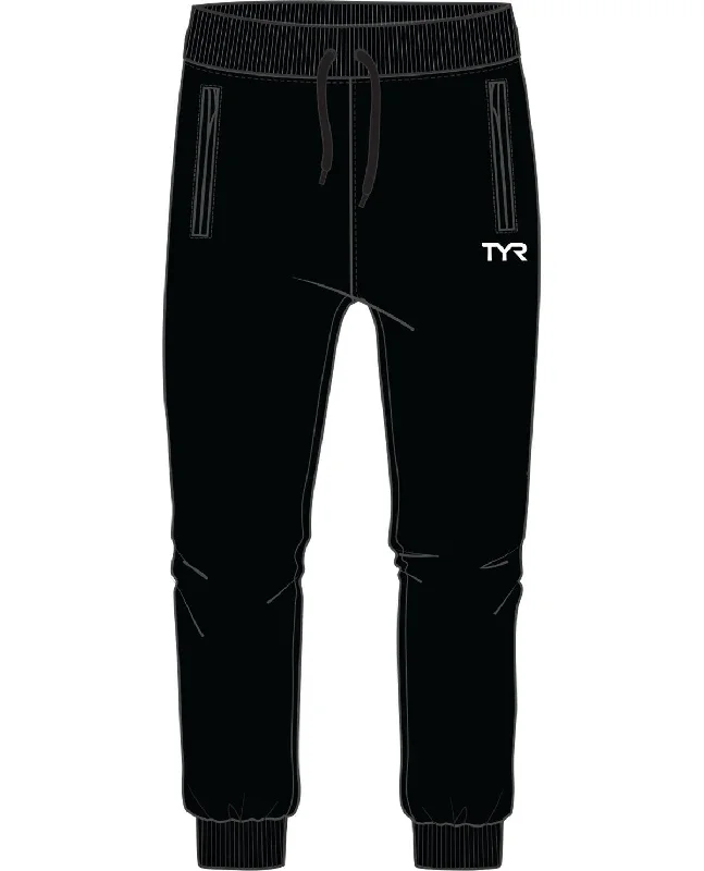 TYR Men's Alliance Podium Joggers in Black - KVY