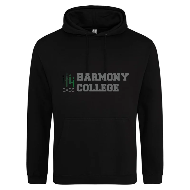 HARMONY COLLEGE Hoodie (Deep Black)