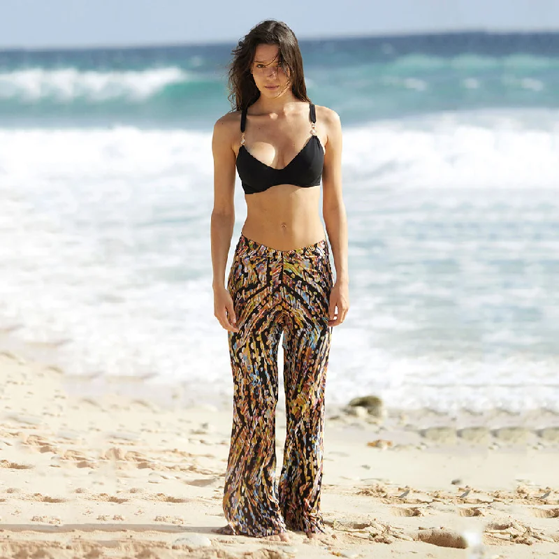 Myla Melting Spot Print Loose Beach Trousers