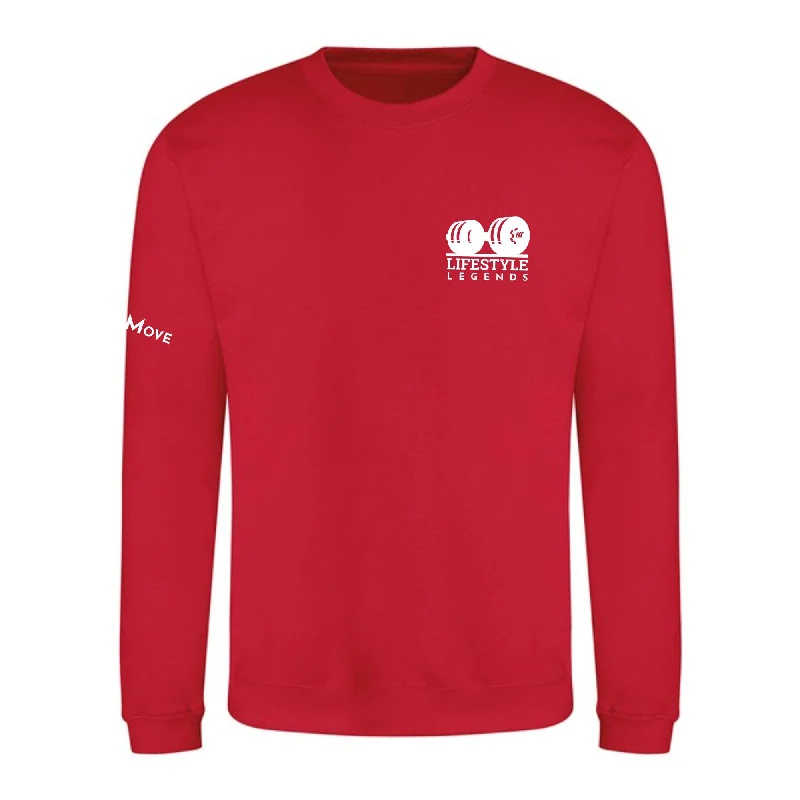 Lifestyle Legends Sweatshirt (Fire Red)