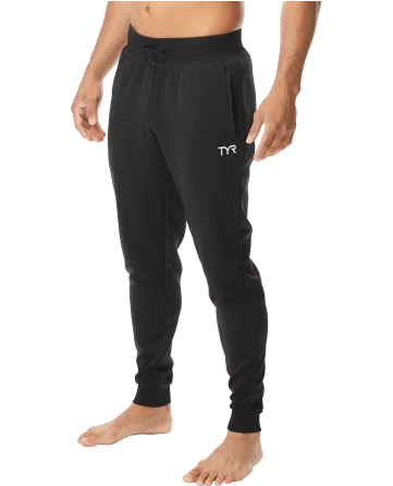 TYR Men's Black Alliance Podium Joggers with Team Logo - NMH