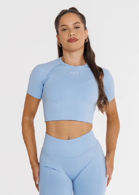 Prime Seamless Short Sleeve - Sky