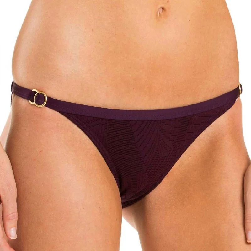 Luscious Mini Bottom In Plum