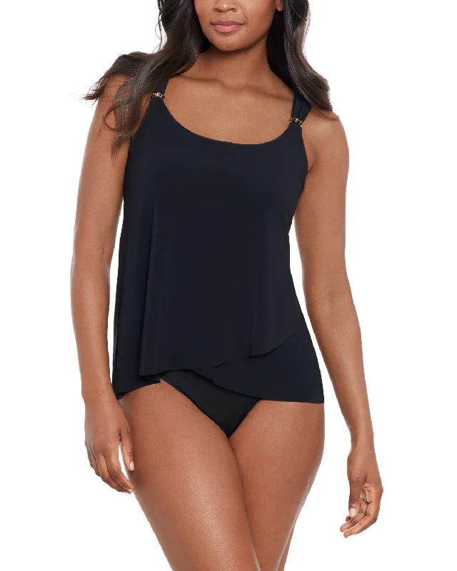 2025 Miraclesuit Solids Dazzle DD Cup Tankini Top - 6518626Dd