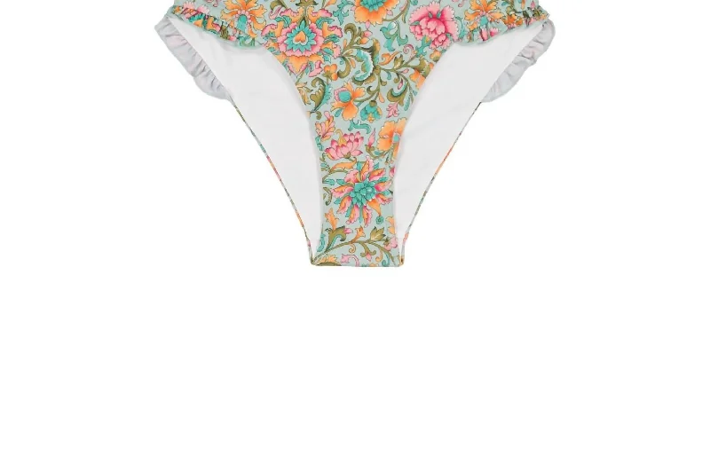 Women's Baya Bikini Bottom In Water River Flowers