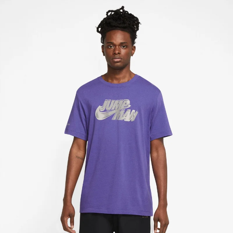 Nike Jordan Jumpman Graphics Tee Purple/White  DM1448-579 Men's