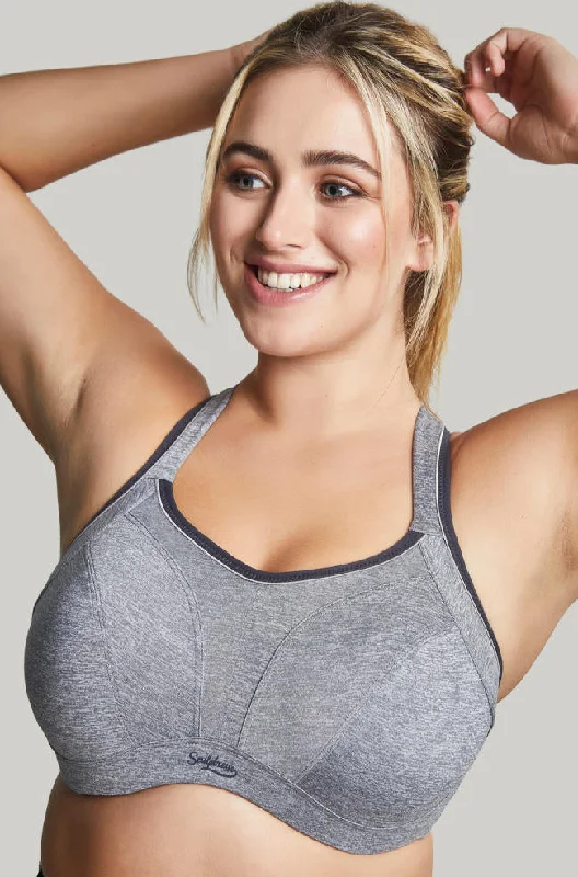 UW Sports Bra Non Padded (Grey Marle)