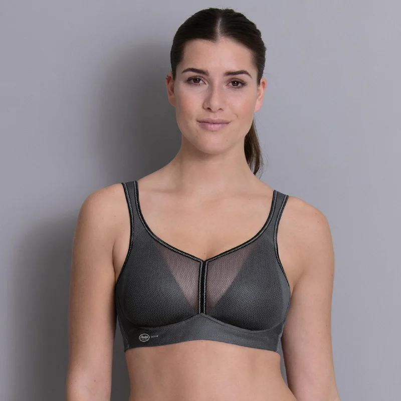 Anita Air Control Sports Bra in Anthracite (#5544)