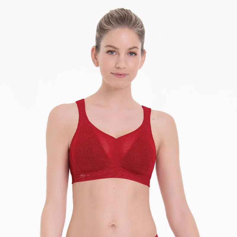 ANITA Air Control Sports Bra in Lipstick Red  (#5544)