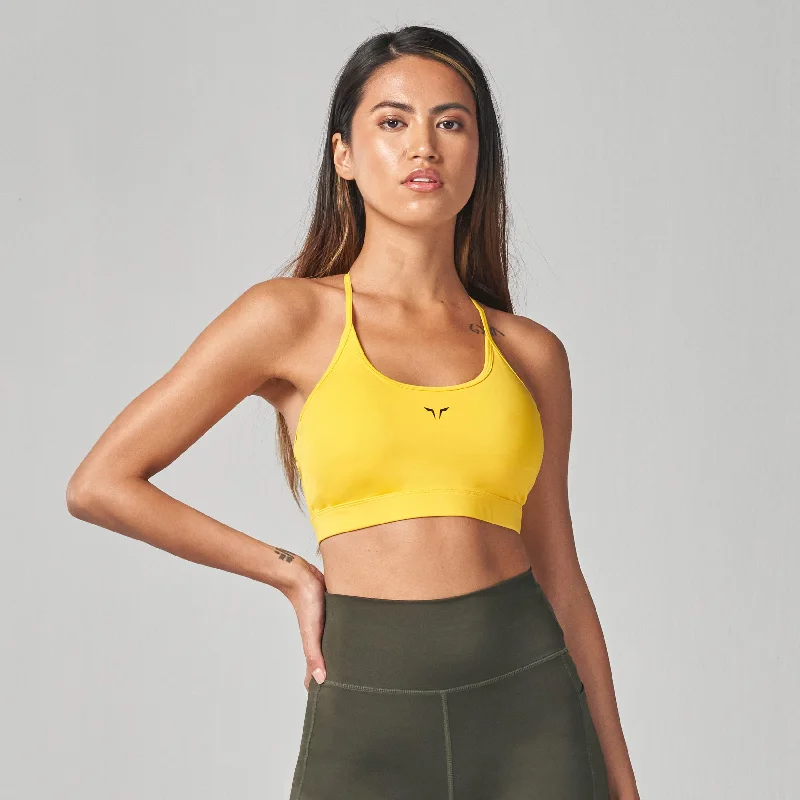 Essential Low Impact Bra - Yellow