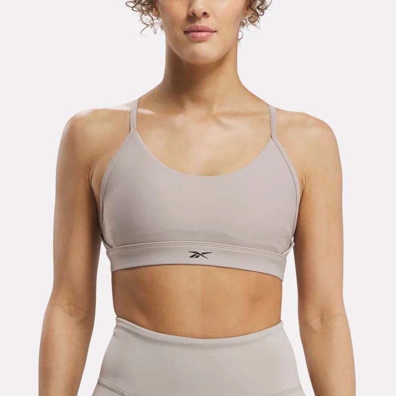 Lux Strappy Sports Bra Ash