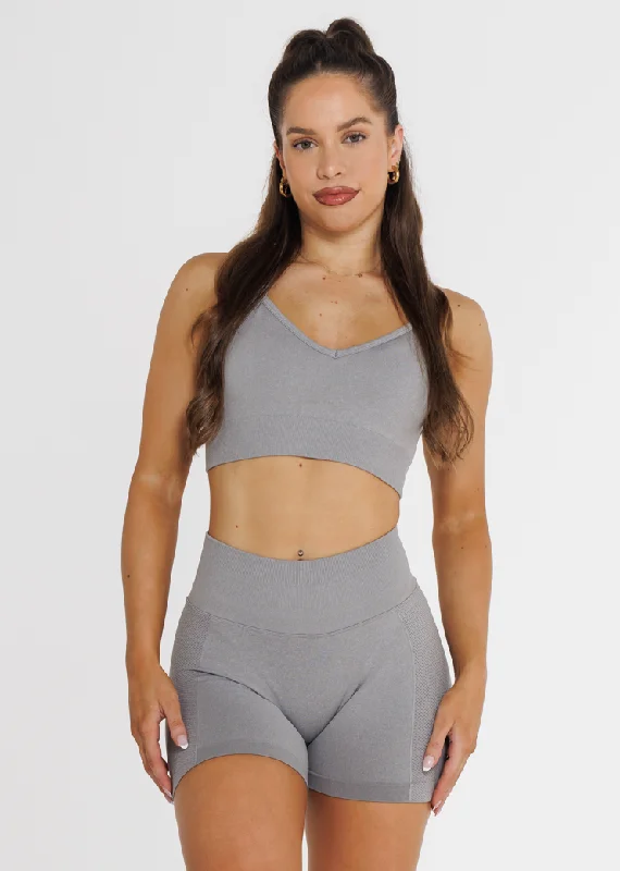 Prime Seamless Bra - Ash