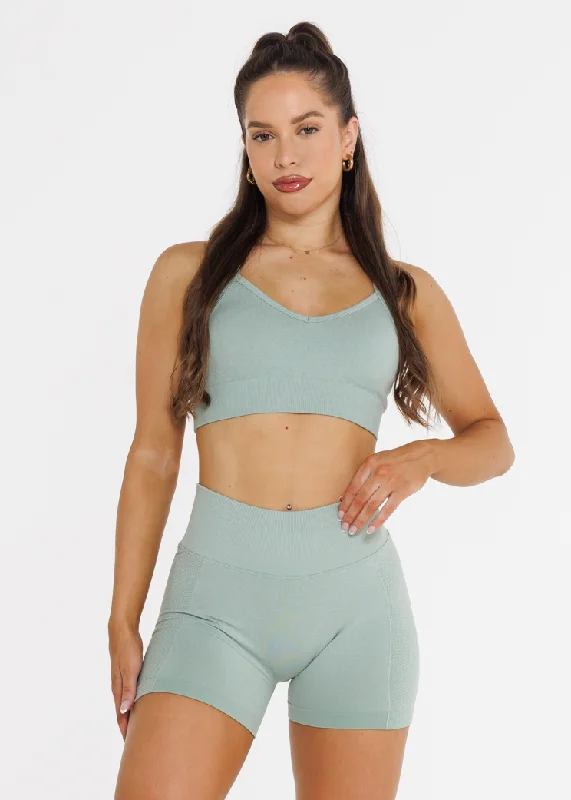 Prime Seamless Bra - Pistachio