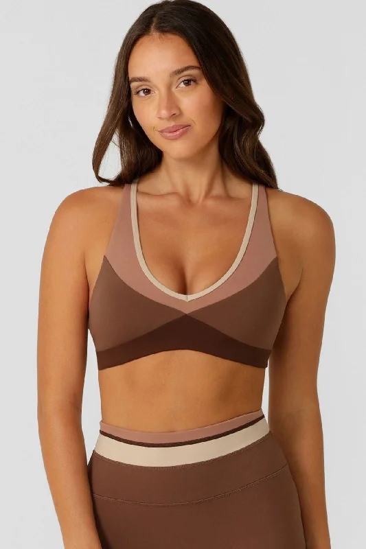 Tone On Tone Sports Bra | Neutral Multi